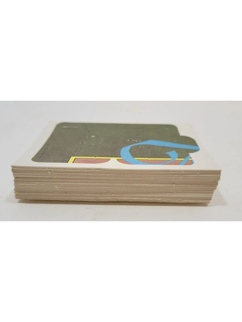 Stan Musial Puzzle Cards, Complete 63 Unpunched Pieces, Leaf Inc. Diamond King